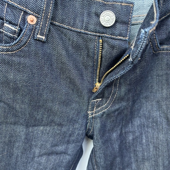 7 FOR ALL MANKIND Bootcut Original fit Jeans Womens size 24 denim dark wash EUC - Picture 7 of 9